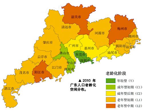 预测:5年后广东人口老龄化比重将接近10%