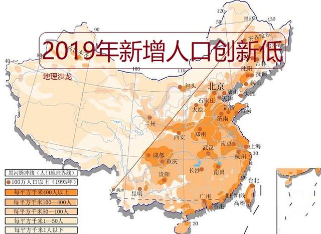 2019年全年我国出生人口1465万人,人口自然增长率仅为0.33%